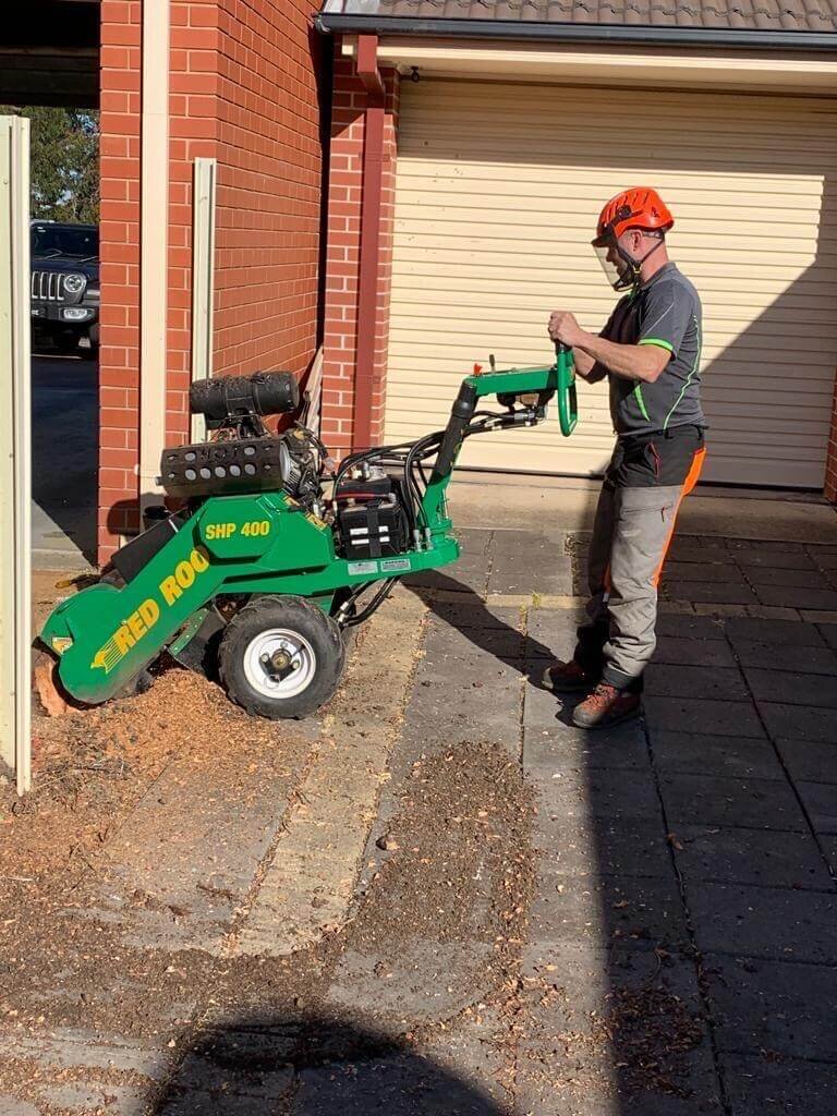 Stump grinding