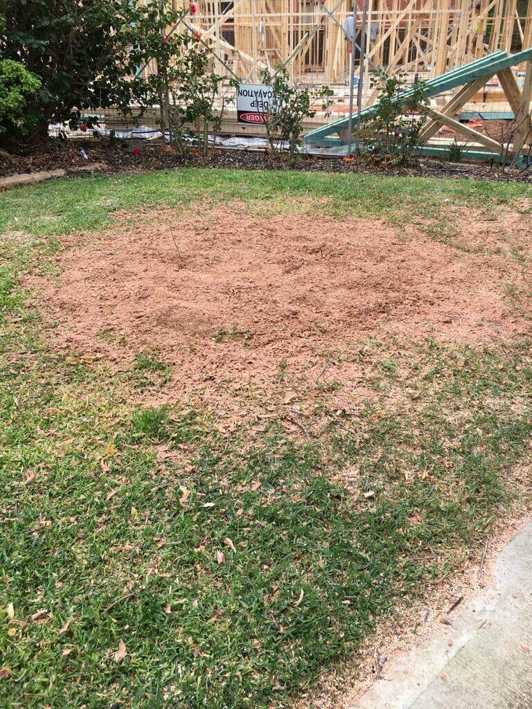 Stump grinding process